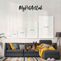 Pet Heaven Canvas Print — Rainbow Stairway Pet Memorial Artwork